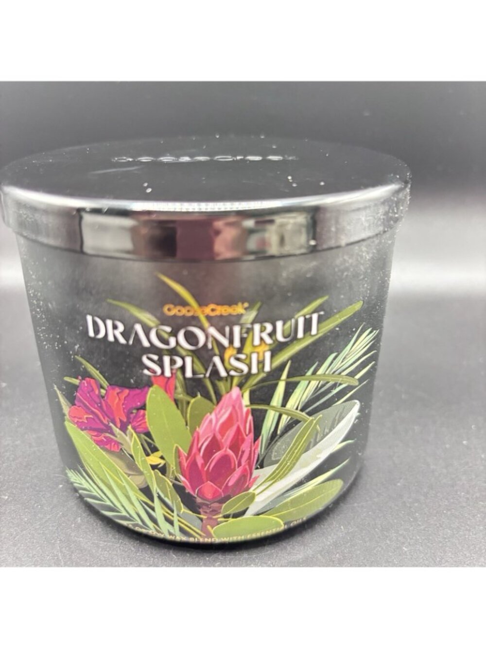 Goose Creek Dragon Fruit Splash 3 Wick Jar Candle 14.5 oz Mango Peach Guava Pink - Picture 4 of 15